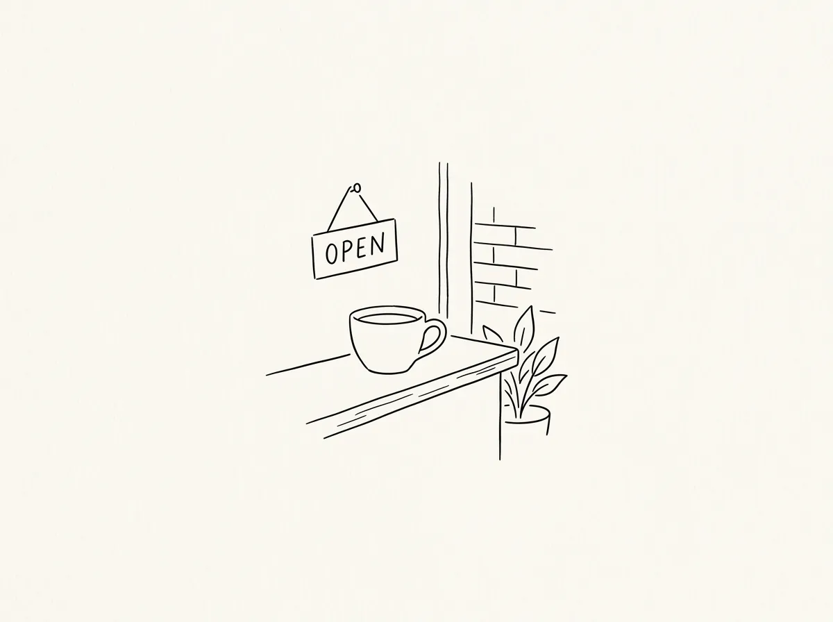 Ilustrasi: Apa yang warung kopi ajari kami soal conversion.